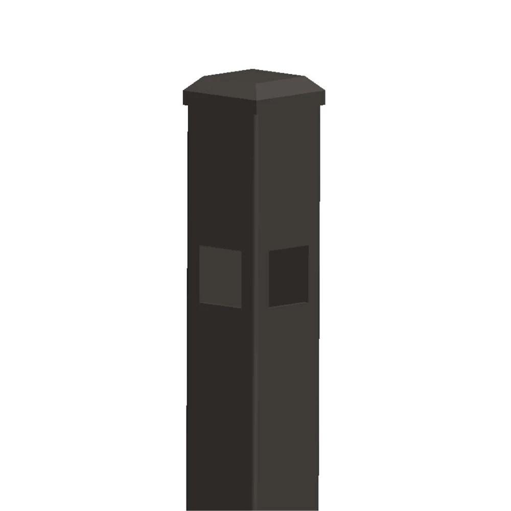 2" x 64" Residential Corner Post Standard Flat Head (Bronze)