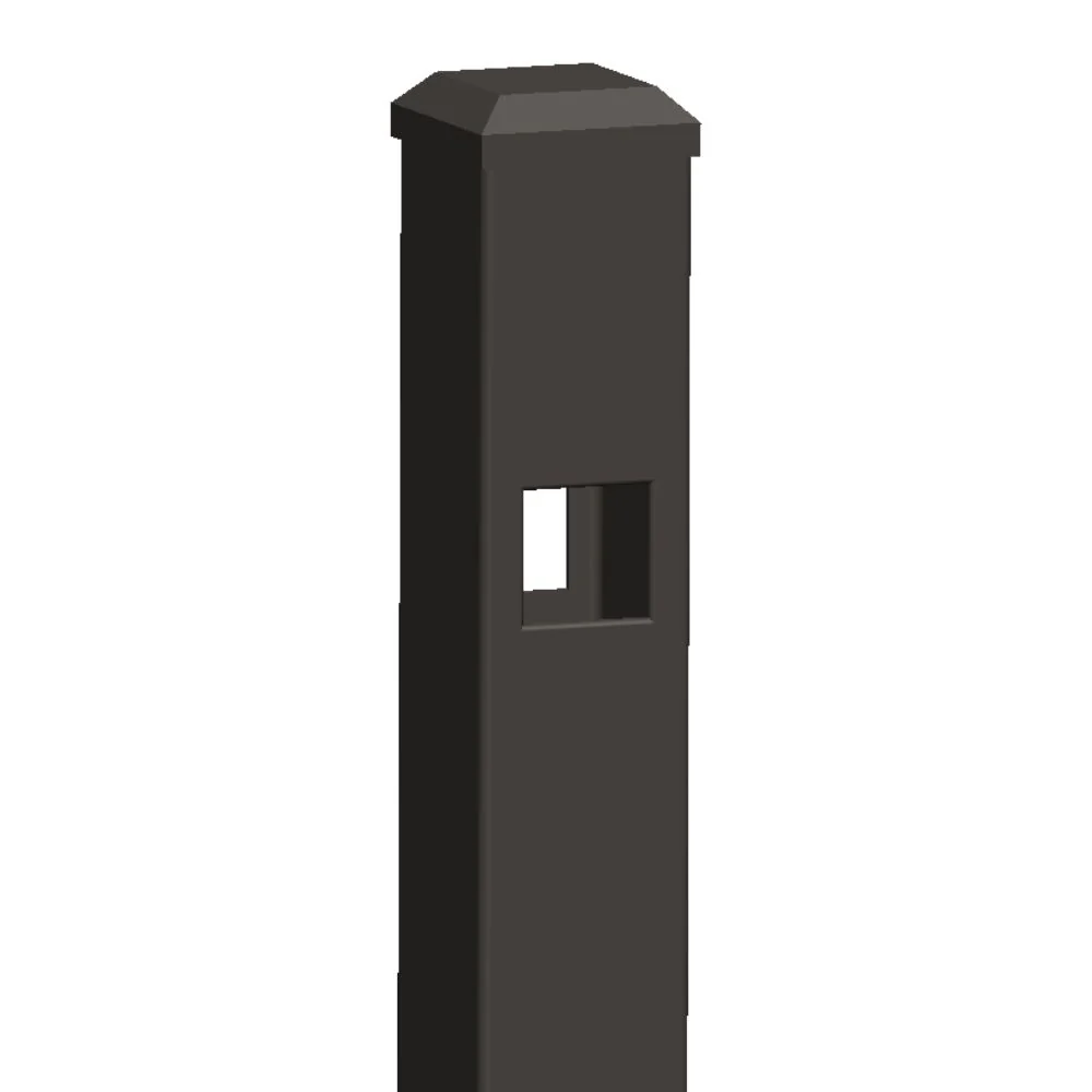2" x 72'' Commercial Line Post Standard Spear Head (Bronze)