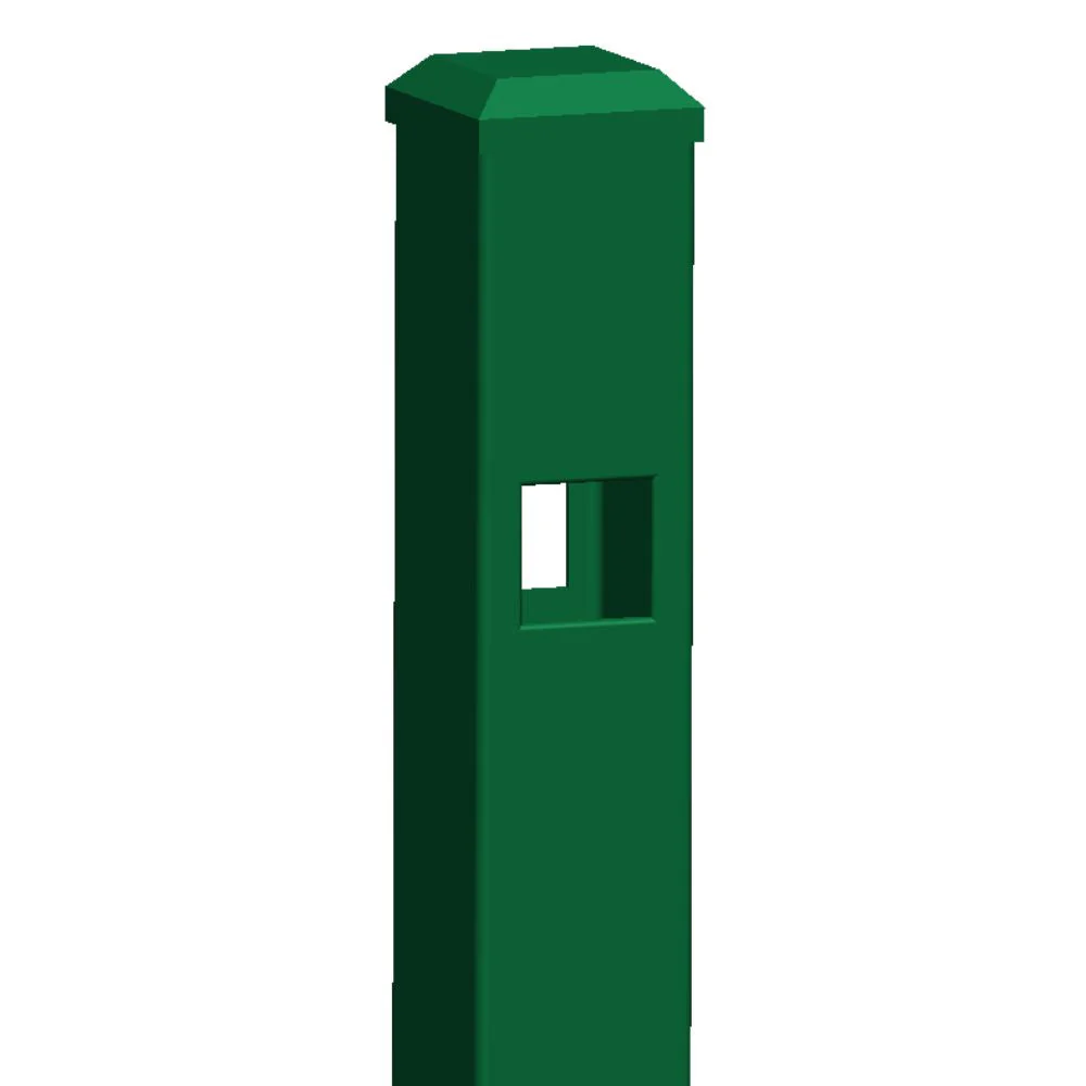 2" x 72'' Parkway Line Post Standard Flat Head (Green)