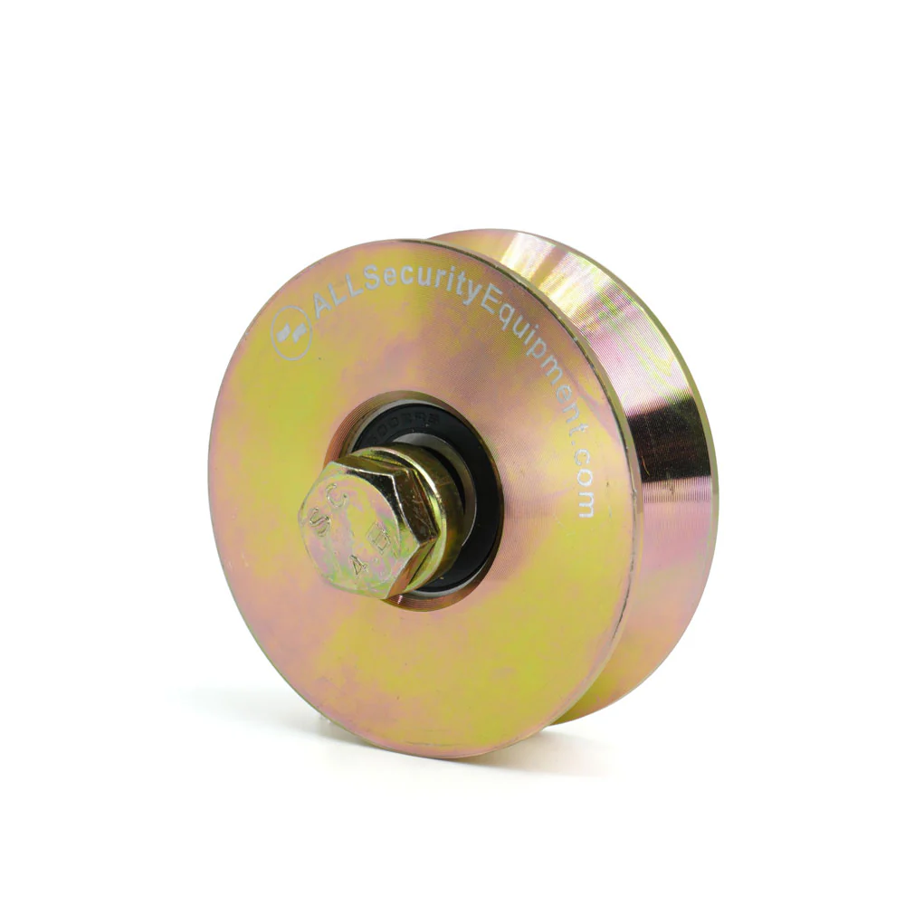 ASE 3 inch Heavy-Duty V Groove Wheel | FAS-RM-WHL-3-GLD