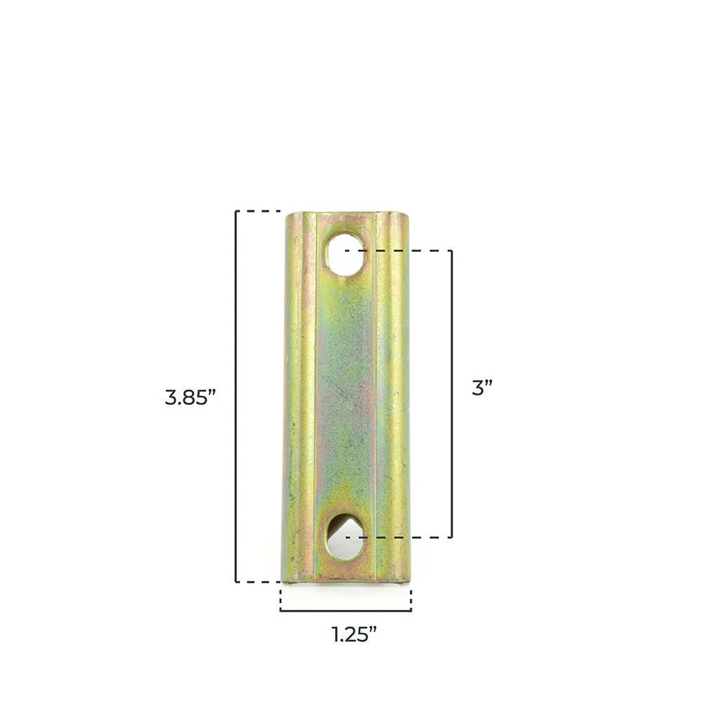ASE 3 inch Heavy-Duty V Groove Wheel with Bracket | FAS-RM-WHL-3-GLD-B - Image 3