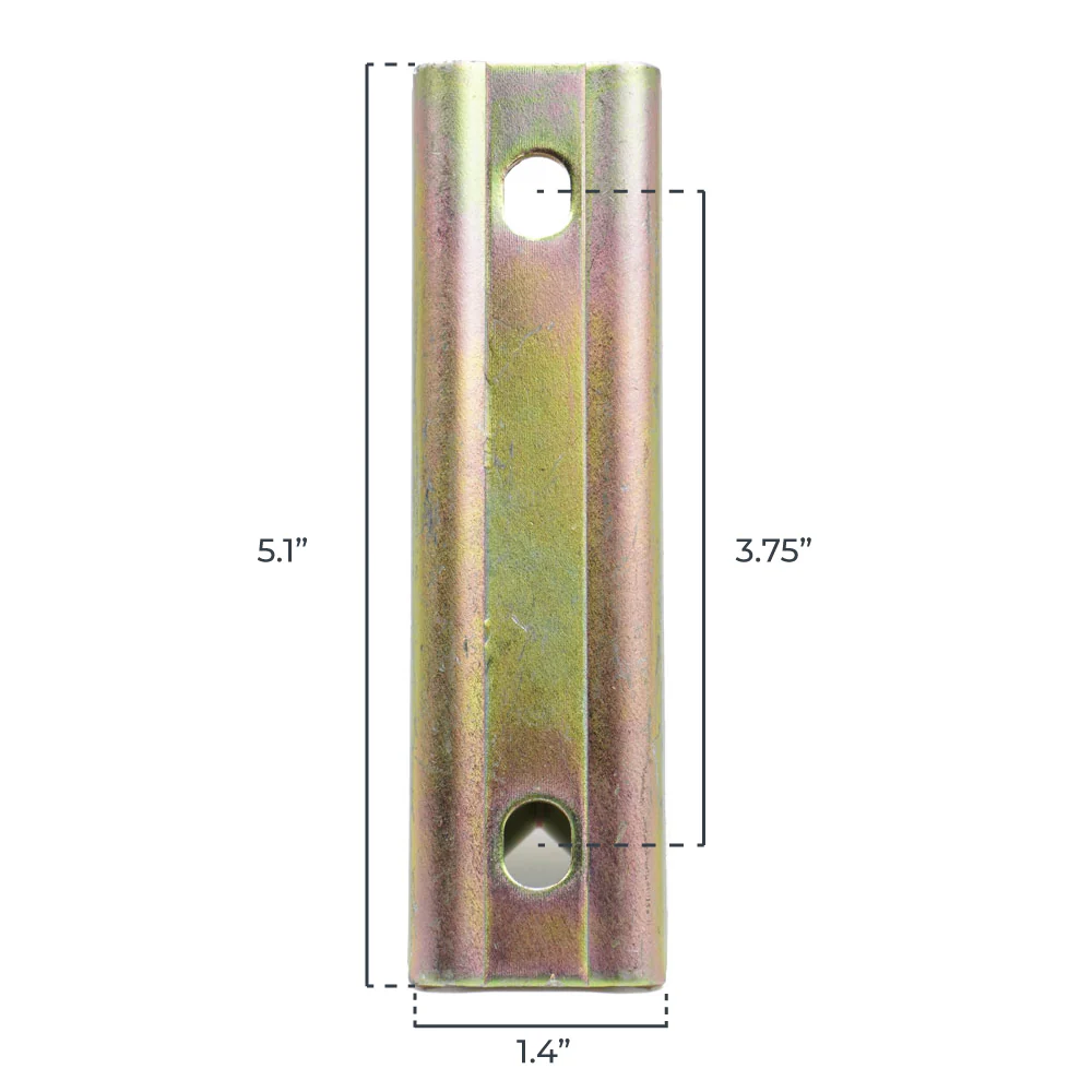 ASE 4 inch Heavy-Duty V-Groove Wheel with Bracket | FAS-RM-WHL-4-GLD-B - Image 3