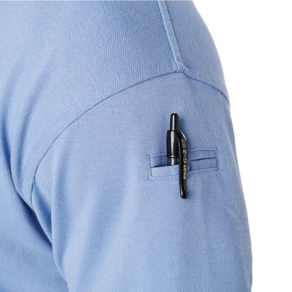 5.11 Tactical Professional Short Sleeve Polo Tall (Fire Med Blue) - Image 4