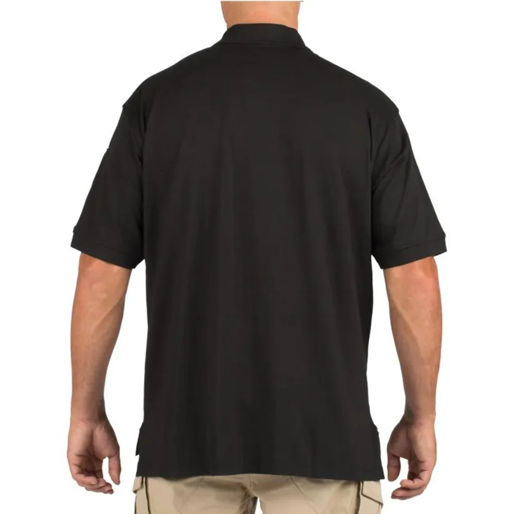 5.11 Tactical Short Sleeve Polo (Black) - Image 2