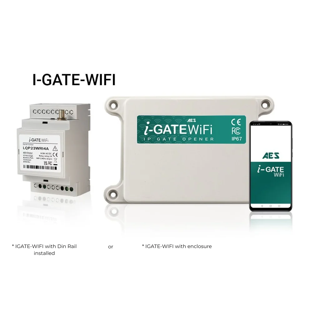 AES i-Gate WIFI IP Switch Gate Opener 1 Relay Output