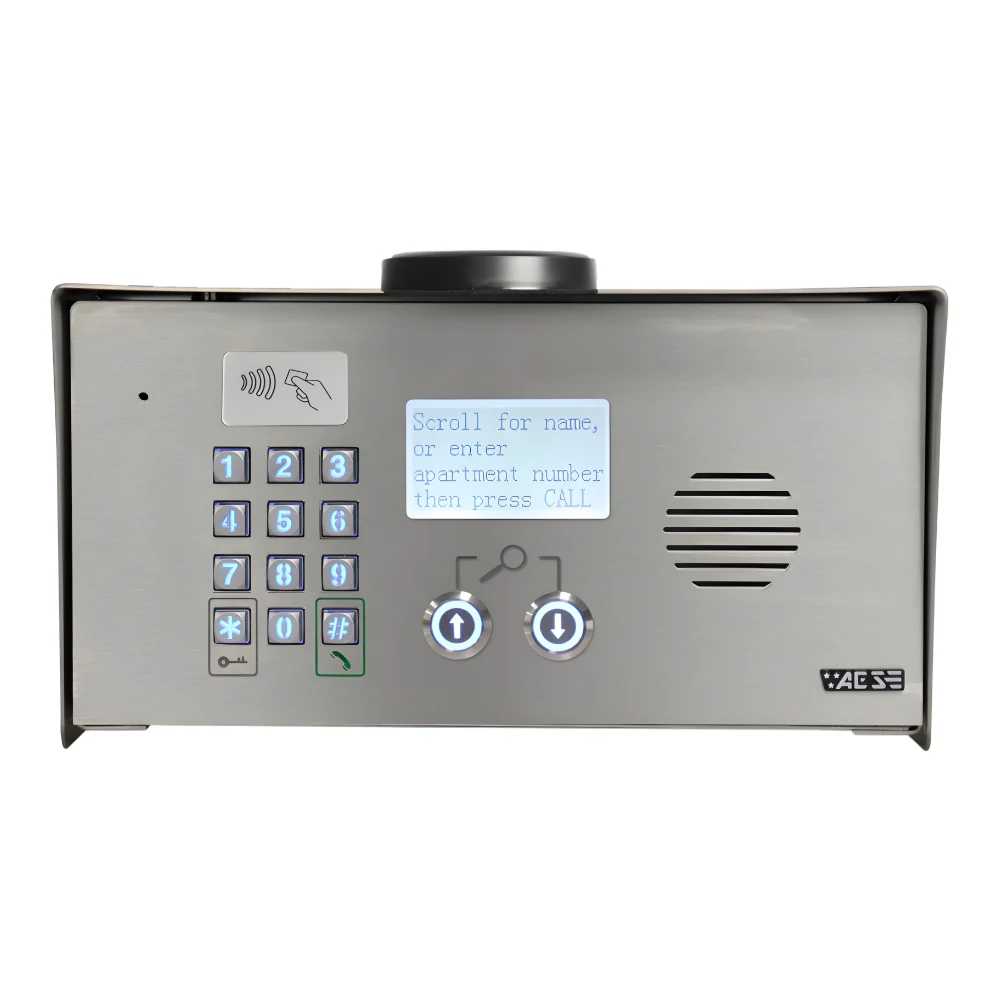 AES Multicom Classic 4G Cellular Callbox with LCD, Keypad, and Prox 125k Reader - Image 3