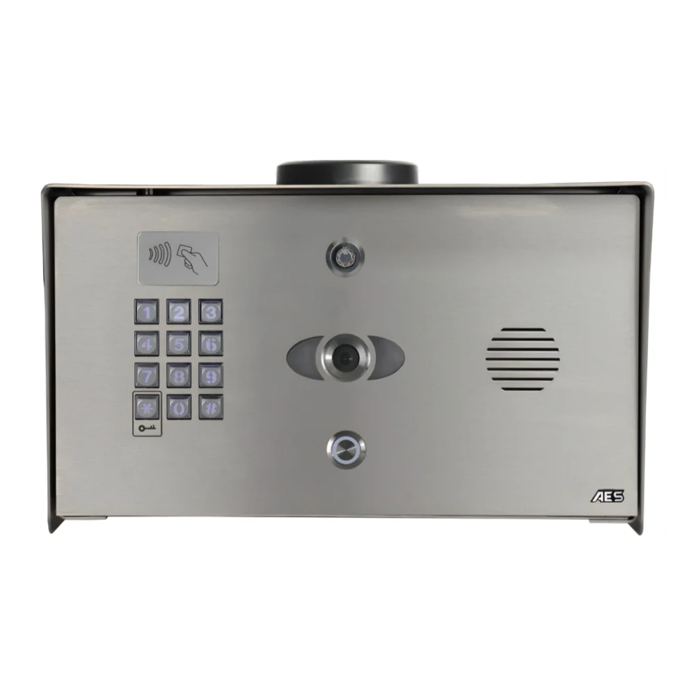 AES Opyn Pro 4G Video Telephone Pedestal Intercom with Keypad and Prox Reader - Image 2