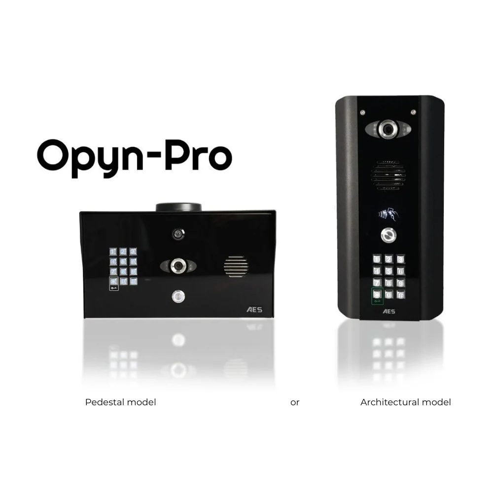 AES Opyn Pro IP Video Telephone Intercom with Keypad and Prox Reader