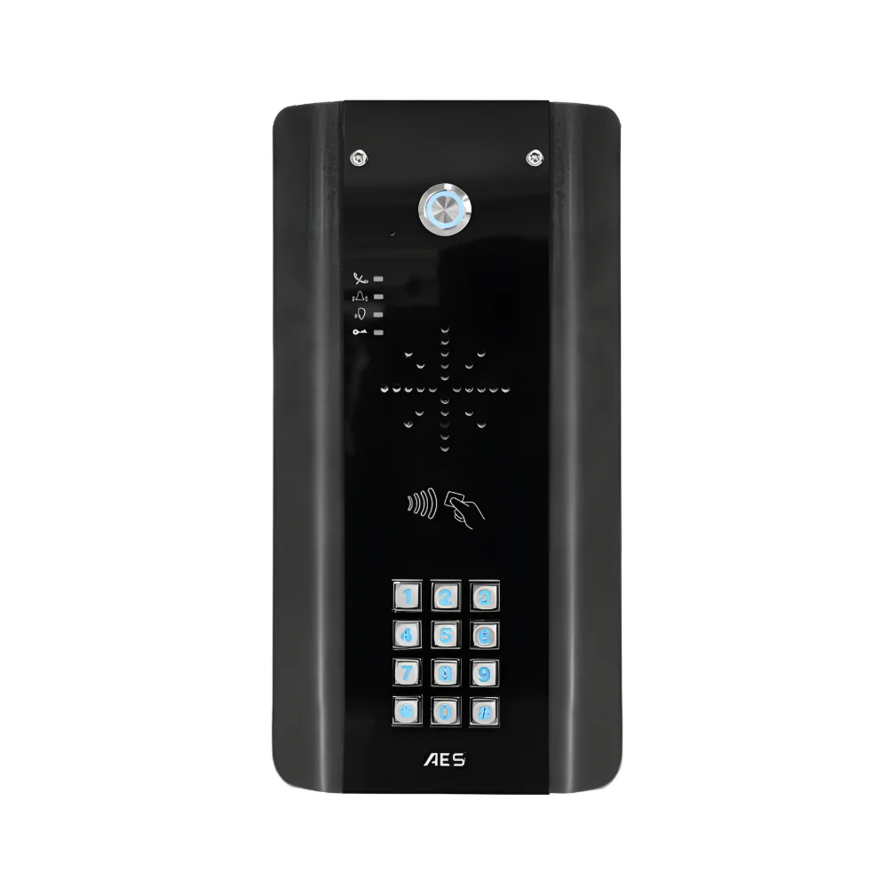 AES PRIME-EDGE-ABK-US Prime EDGE 4G Cellular Architectural Callbox with Keypad & Prox 125k Reader