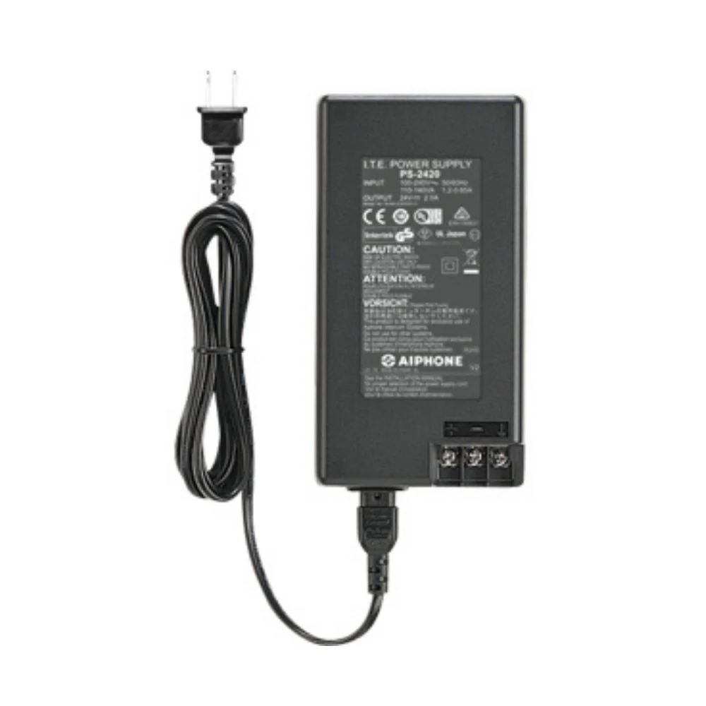 Aiphone 24V DC Power Supply, 2A, UL Listed | AIP-PS-2420UL