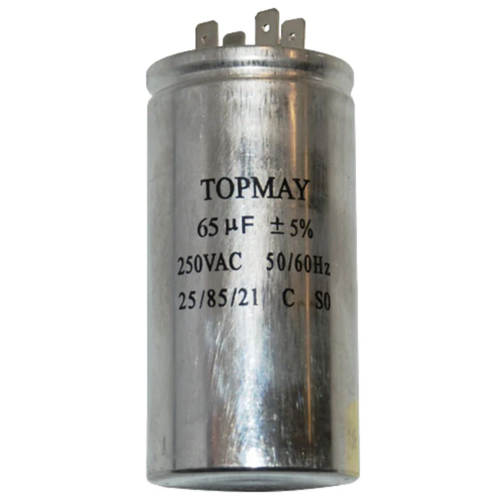 All-O-Matic Capacitor, 250VAC, 65uF, 50/60Hz, Light Gray | ALL-COM-1018