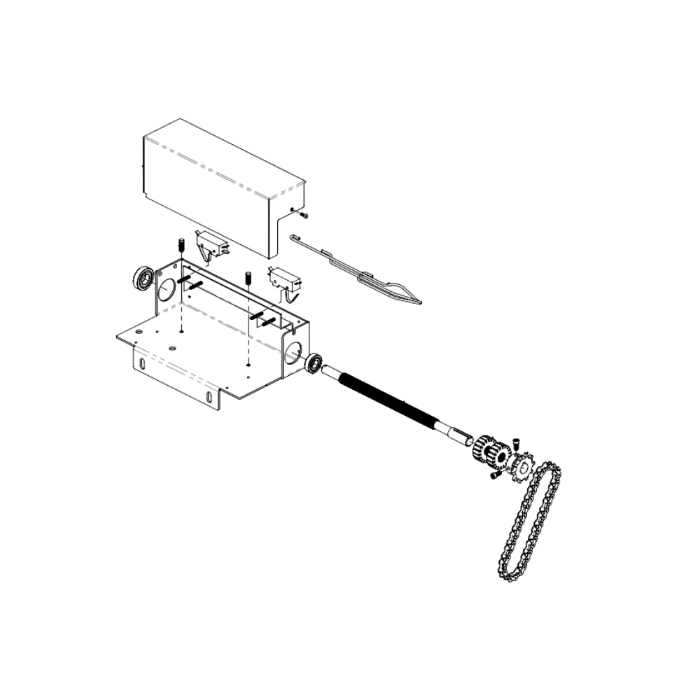 All-O-Matic Limit Shaft and Switch Box Assembly For SL-150AC Operator | ALL-LSA-AY151