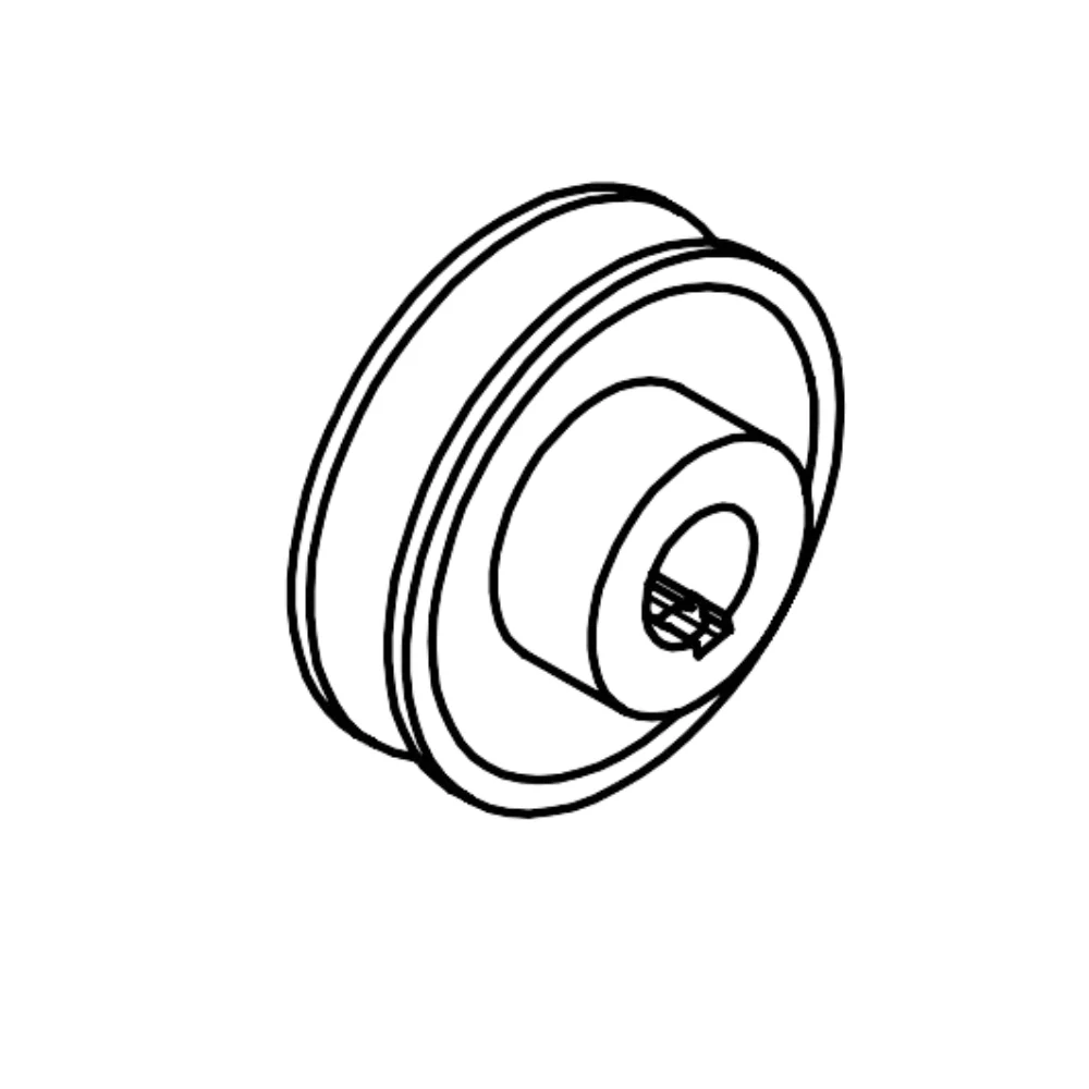 All-O-Matic 1/2 HP AC Motor Pulley 2"x 5/8" | ALL-PLY-25B