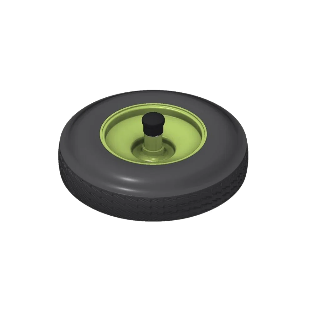 Amerex Wheel 16.0 Green Pneumatic with Hardware | AME-06062