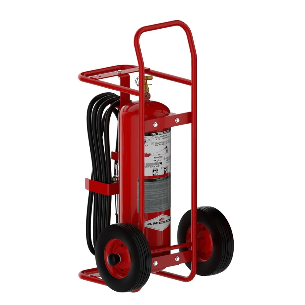 Amerex 06181 50lb Purple K Stored Pressure Wheeled - Model 497
