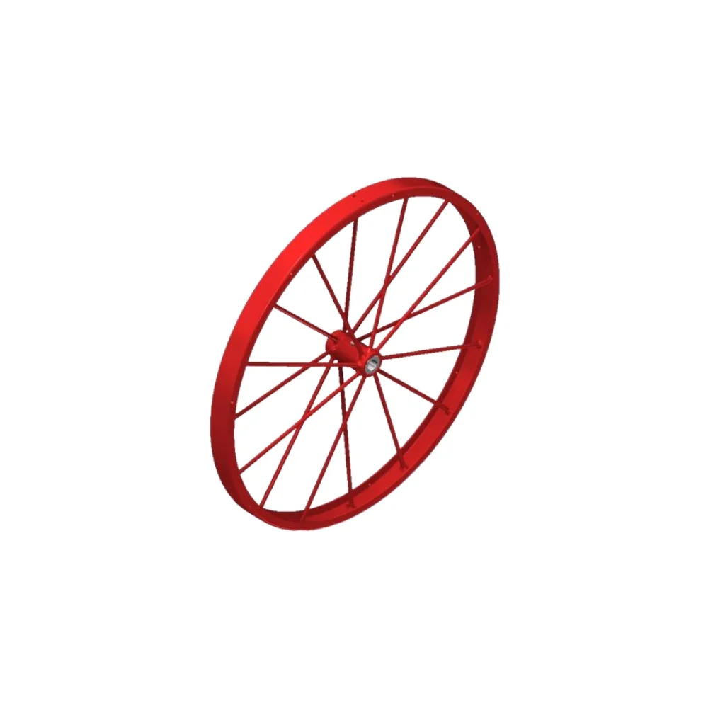 Amerex Wheel Assembly 36 x 2.5 Red | AME-07025