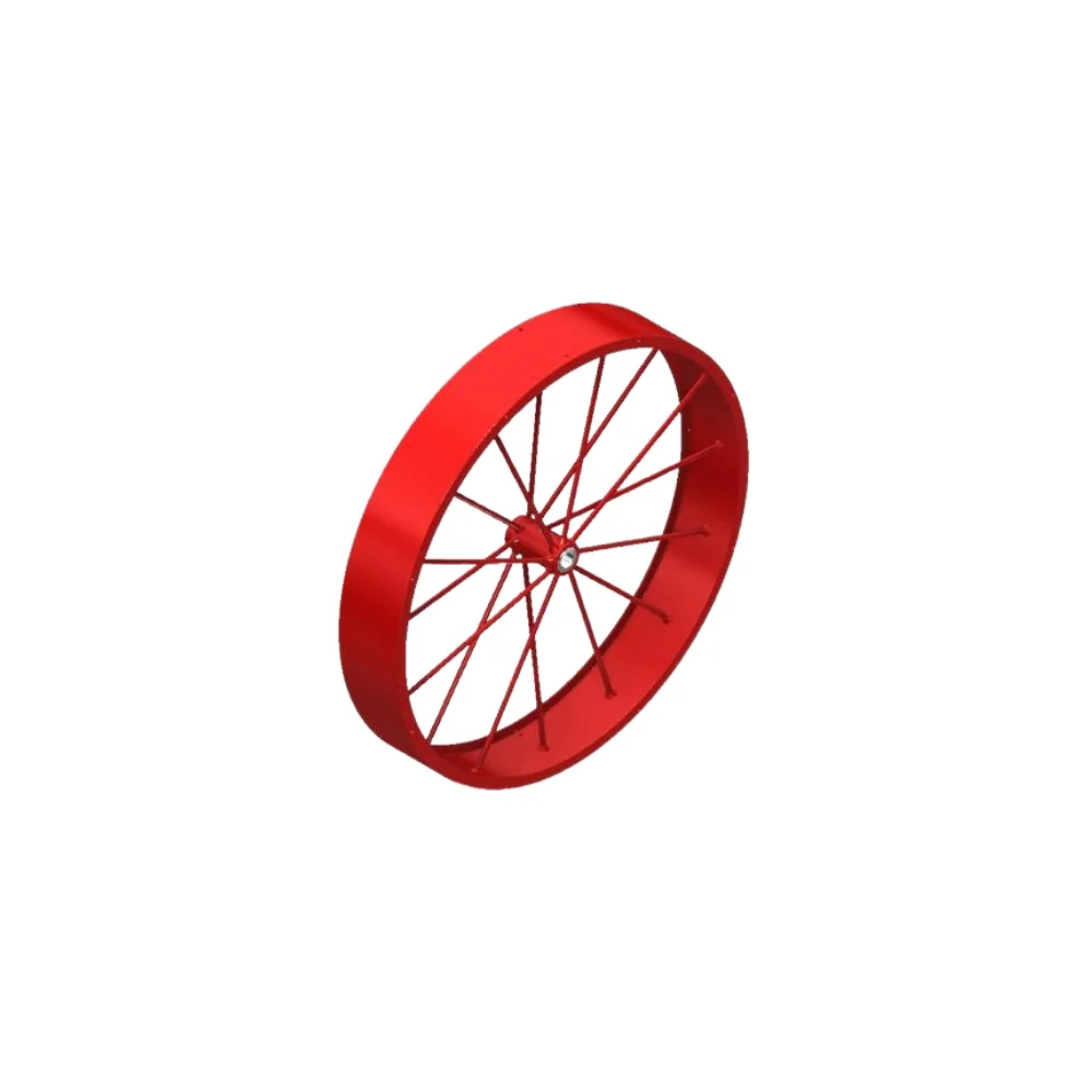 Amerex Wheel Assembly 36 x 6 Red | AME-07026