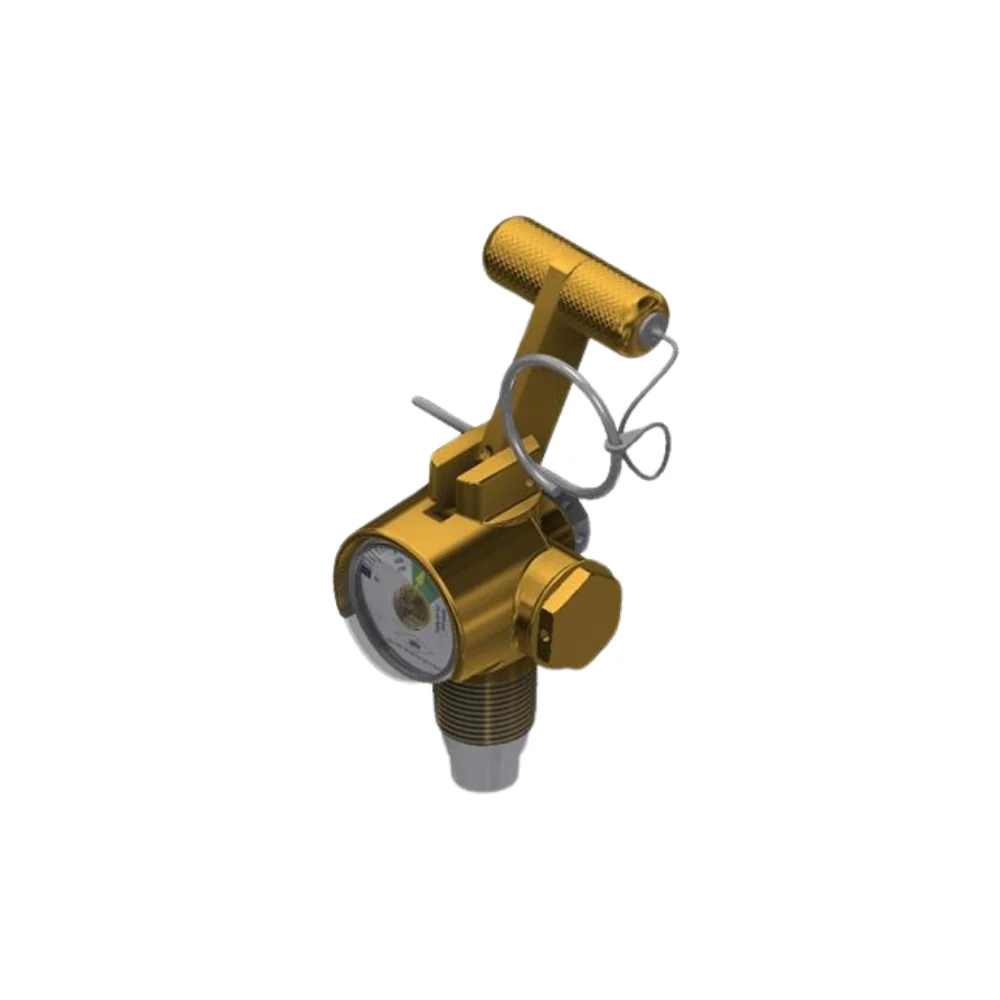 Amerex 12467 Nitrogen Valve with Gauge “T” Handle Quick Release