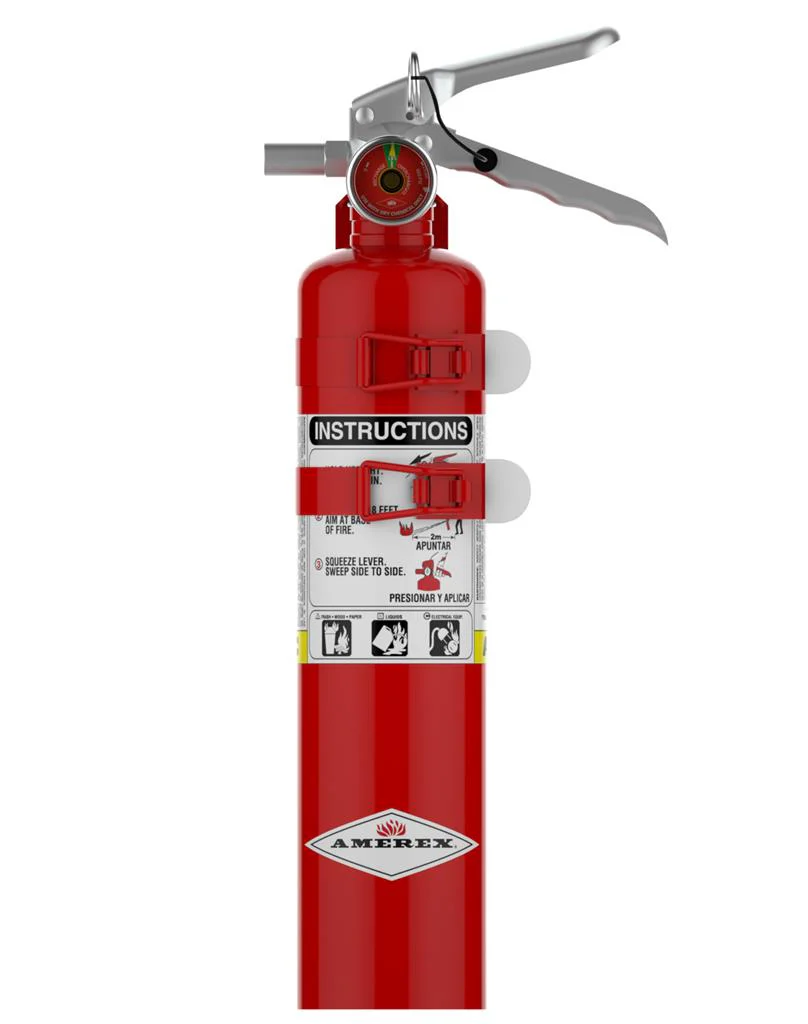 Amerex 2.5lb ABC Fire Extinguisher - Model B417TS (2 Straps) | AME-15230