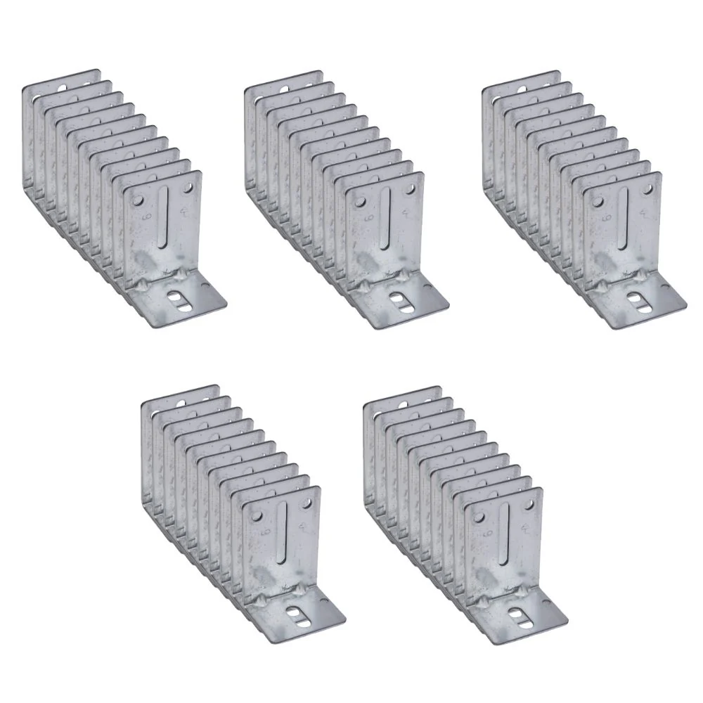 Arrow ATL602J-6JBBR J-6 Garage Door Track Jamb Bracket (Pack of 50)