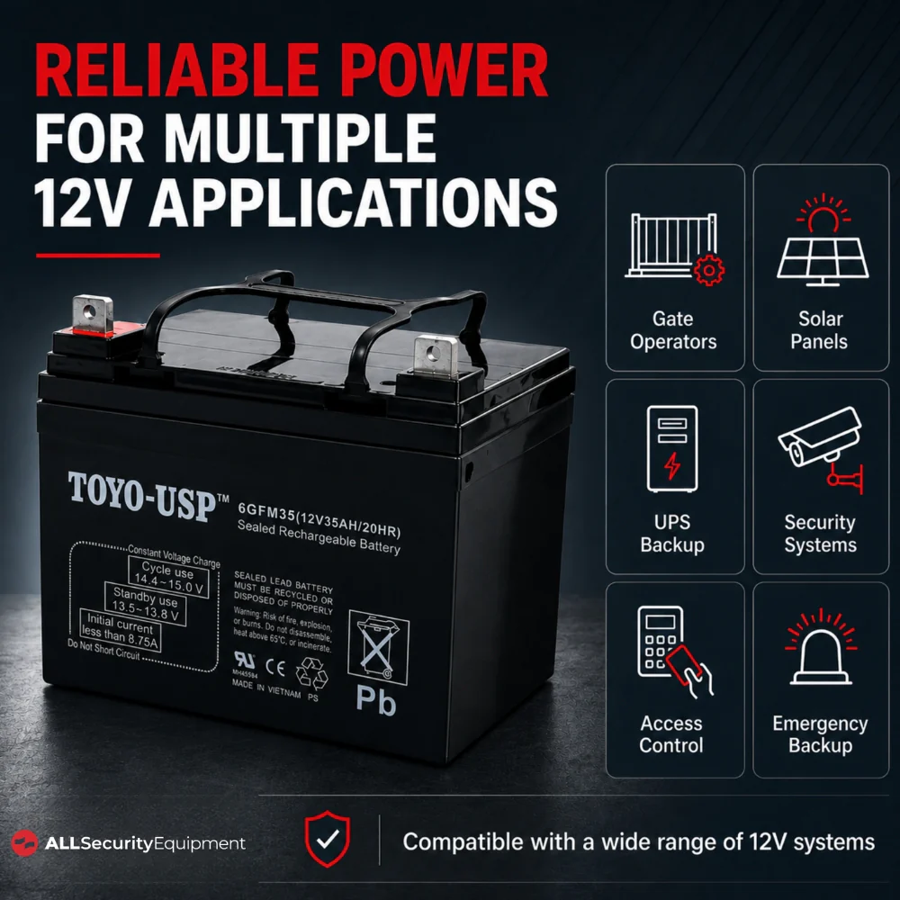 ASE Battery 35AH, 12V, Sealed Lead Acid NB Terminals | FAS-12350 - Image 6