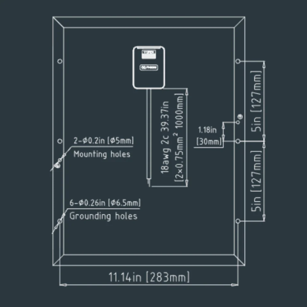 ASE 20W/12V Solar Panel | FAS-SP20W - Image 3