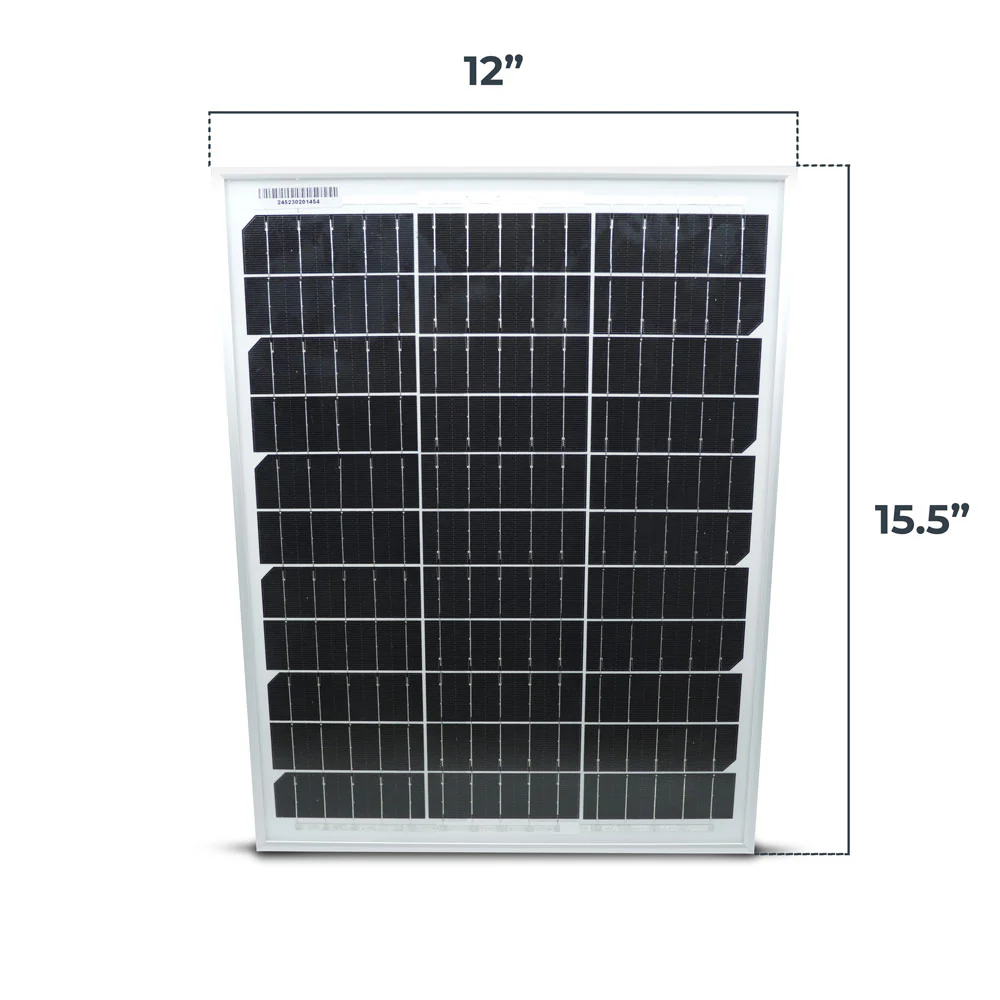 ASE 20W/12V Solar Panel Kit for LiftMaster Gate Operators | FAS-KITLIF20W12V - Image 2