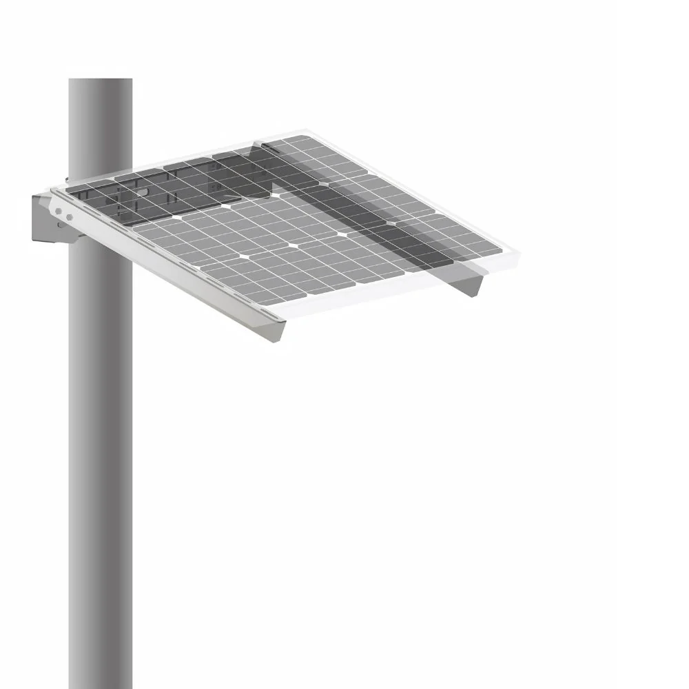 ASE Double Arm Pole/Wall Side Mount for 40W-100W Panels | FAS-NPB-101P - Image 2