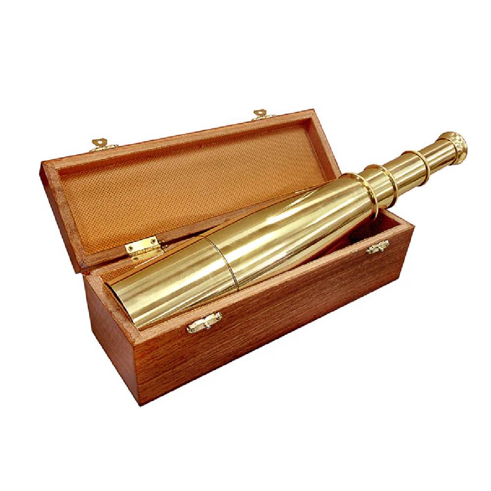 Barska AA10612 18x50mm Collapsible Anchormaster Classic Brass Spyscope