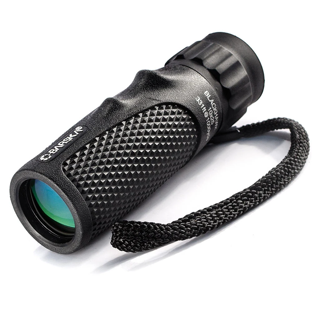 Barska 10x 25mm WP Blackhawk Monocular | BAR-AA12130