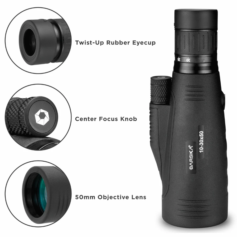 Barska 10-30x50mm Precision Monocular | BAR-AA13638 - Image 4