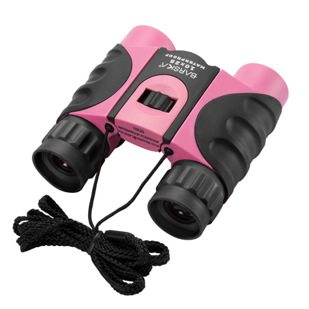 Barska 10x25mm Pink Waterproof Compact Binoculars | BAR-AB12418 - Image 4