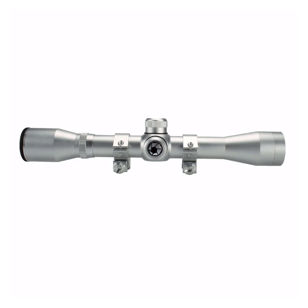 Barska 4x32mm Plinker-22 Silver Finish Rifle Scope with Rings | BAR-AC10040 - Image 4