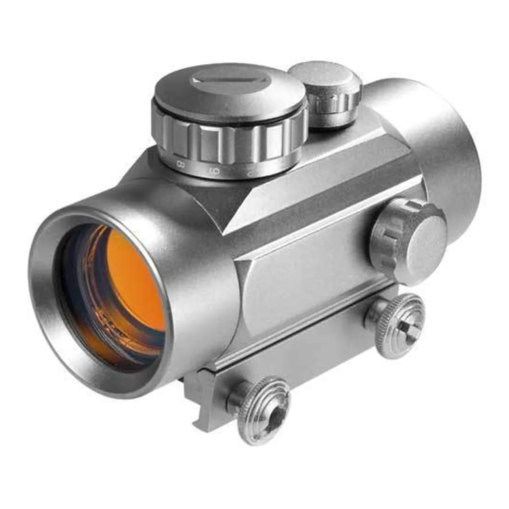 Barska 1x 30mm Red Dot Scope Silver Finish | BAR-AC11086