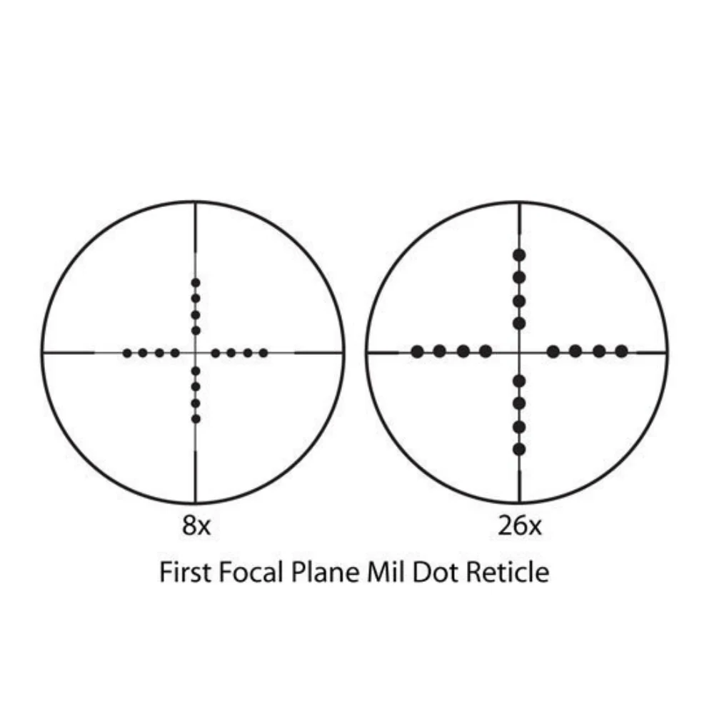 Barska 8-26x50mm Benchmark Long Range First Focal Plane Mil-Dot Rifle Scope | BAR-AC11198 - Image 7