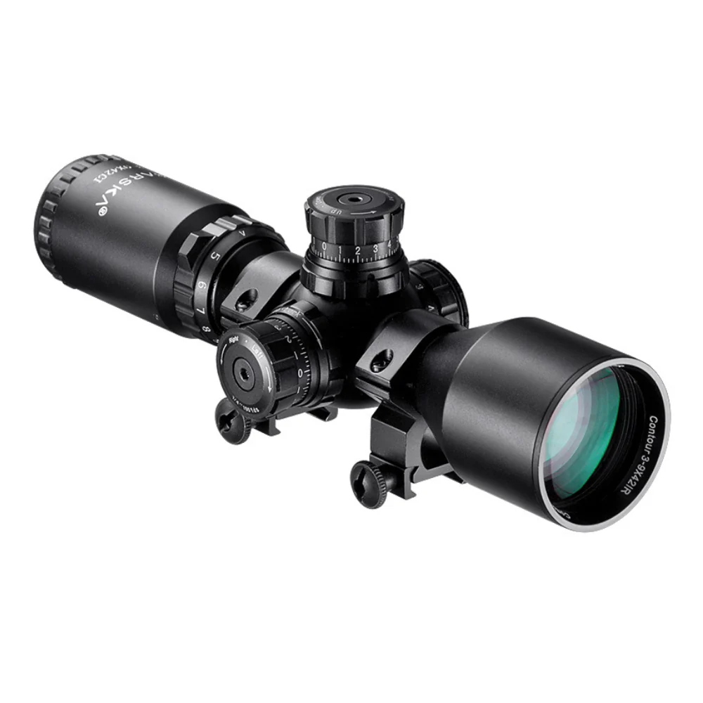 Barska 3-9x42mm IR Contour External Target Turrets Compact Rifle Scope | BAR-AC11422