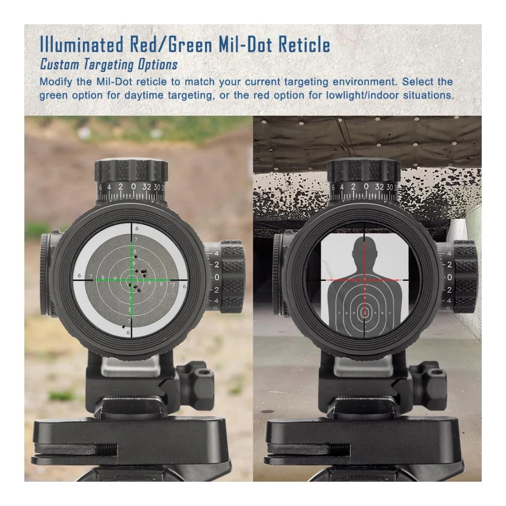 Barska 1-4x 28mm IR SWAT-AR Tactical Rifle Scope | BAR-AC11872 - Image 5