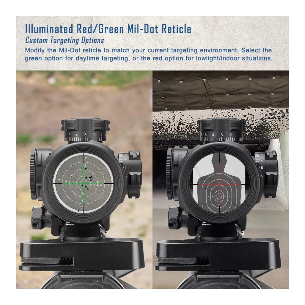 Barska 4x 32mm IR Contour External Turret Rifle Scope | BAR-AC11876 - Image 6