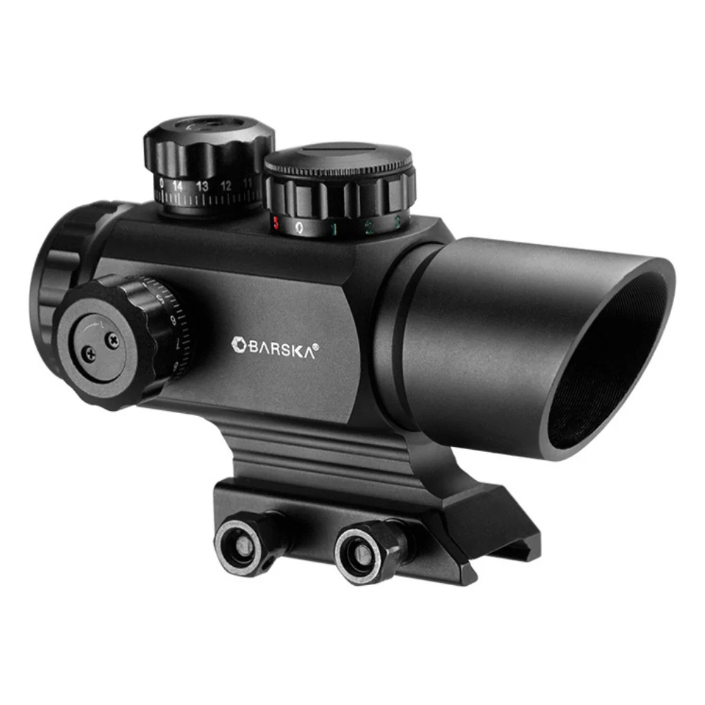 Barska 1x35mm IR AR-X Green / Red Multi Reticle Rifle Scope | BAR-AC12176