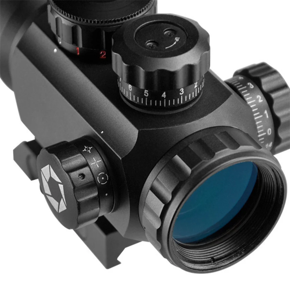 Barska 1x35mm IR AR-X Green / Red Multi Reticle Rifle Scope | BAR-AC12176 - Image 4