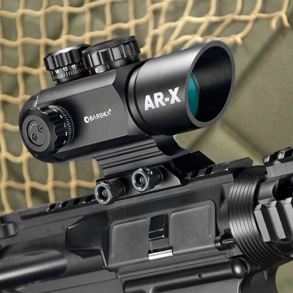 Barska 1x35mm IR AR-X Green / Red Multi Reticle Rifle Scope | BAR-AC12176 - Image 6