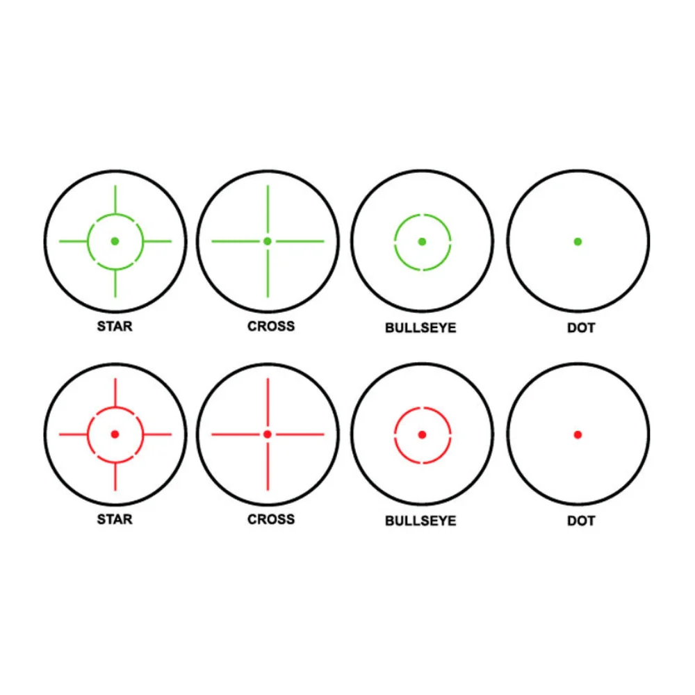 Barska 1x35mm IR AR-X Green / Red Multi Reticle Rifle Scope | BAR-AC12176 - Image 9