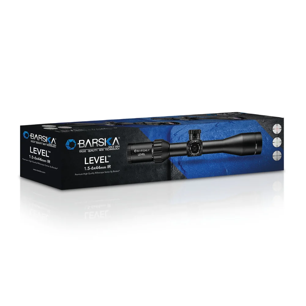 Barska LEVEL 1.5-6x 44mm IR MOA Rifle Scope Matte Black | BAR-AC12780 - Image 4
