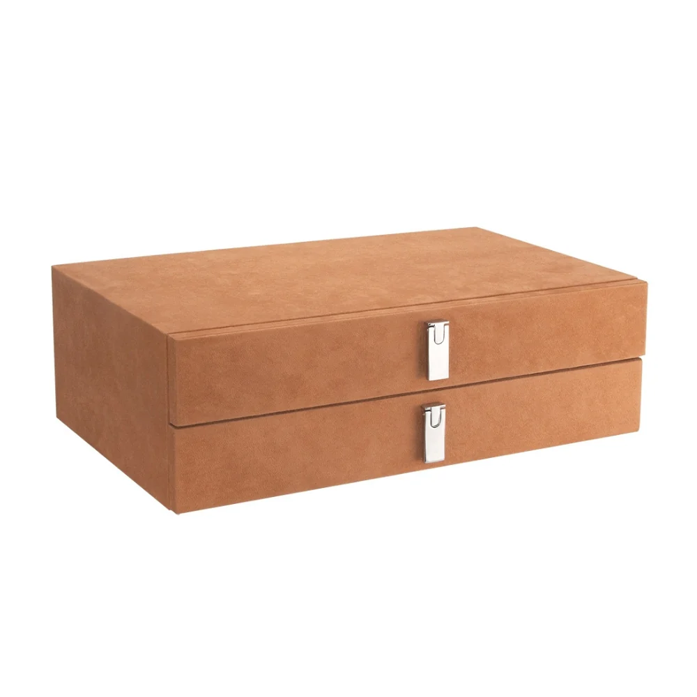 Barska Suede-Lined Jewelry Storage Drawer Set Tan | BAR-AF13318 - Image 2