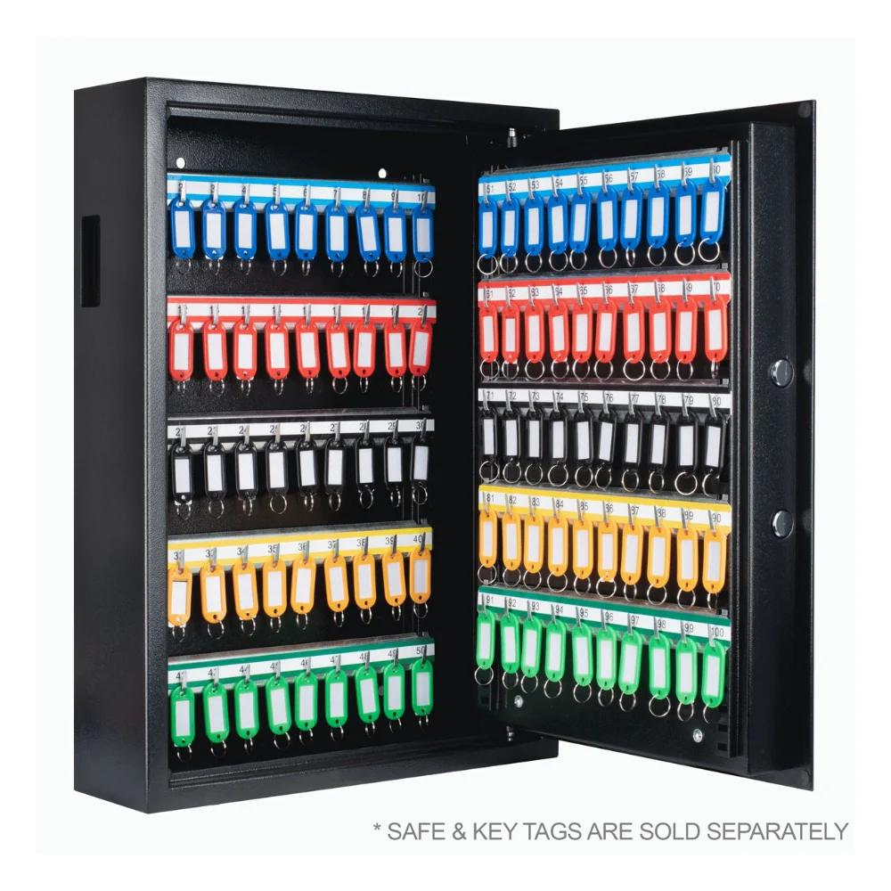 Barska Labeled Key Shelves with 1-100 Numbered Hooks for Key Cabinets | BAR-AF13682 - Image 5