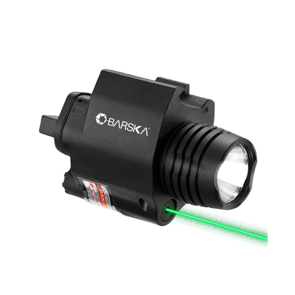Barska Green Laser with 200 Lumen Flashlight | BAR-AU12716