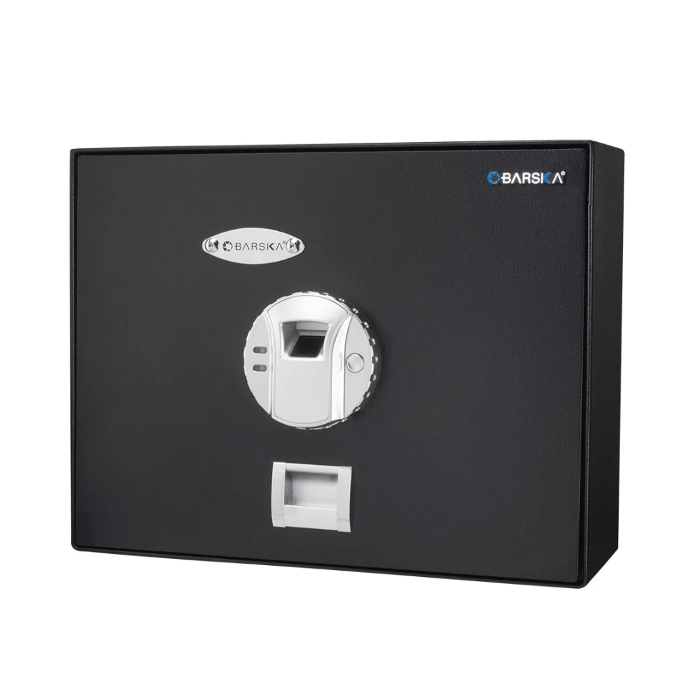 Barska Top Opening Drawer Safe with Fingerprint Lock | BAR-AX11556