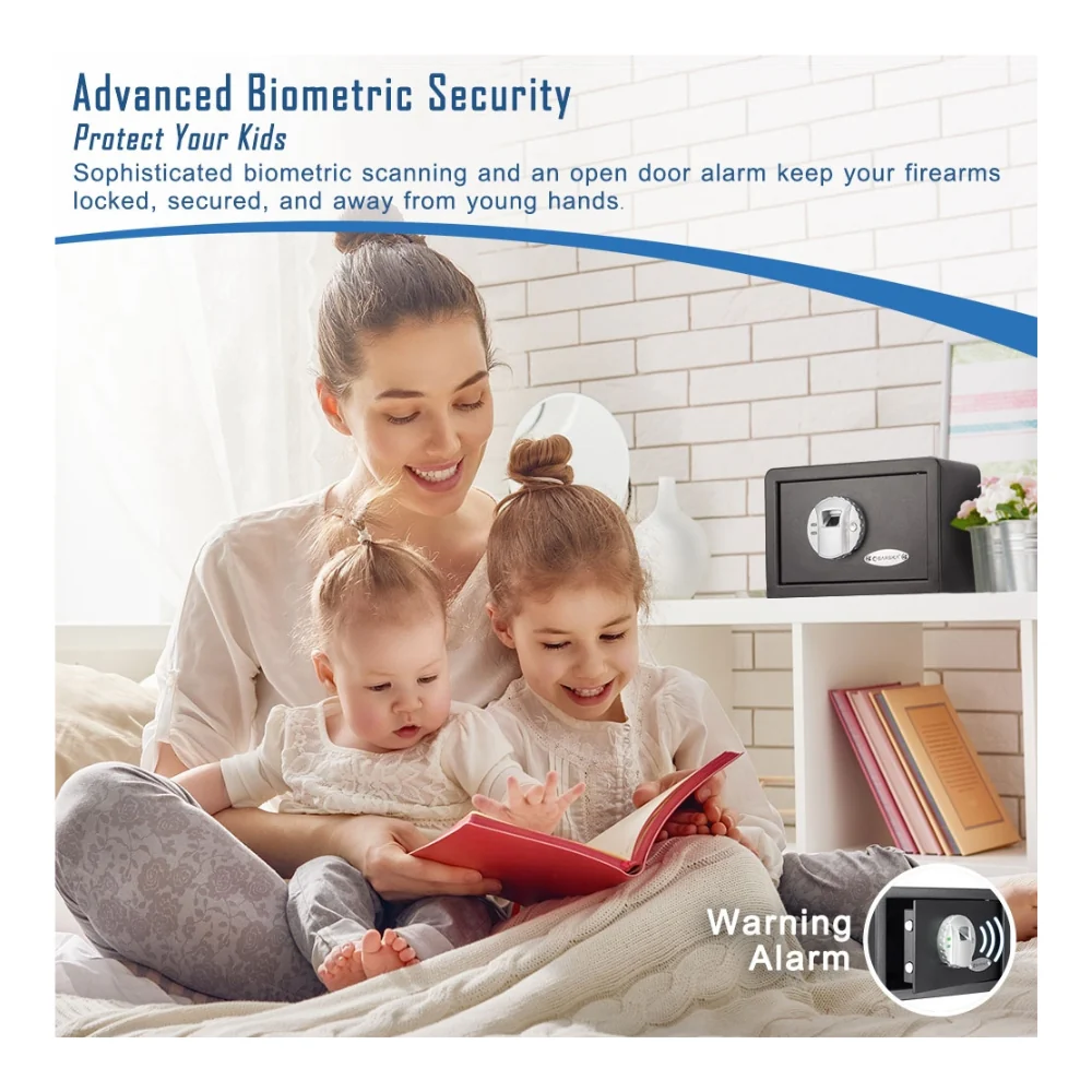 Barska Compact Biometric Security Safe with Fingerprint Lock | BAR-AX11620 - Image 8