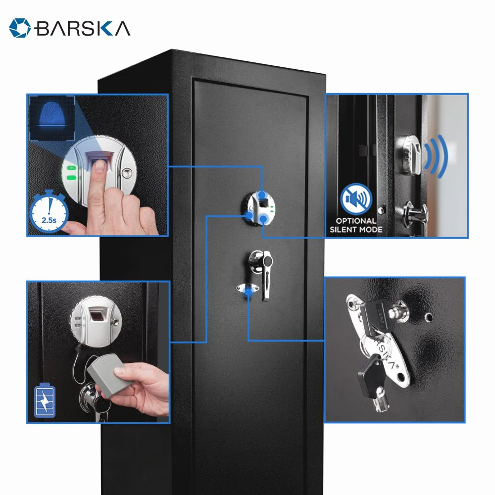 Barska Extra Large Biometric Rifle Safe | BAR-AX11780 - Image 8