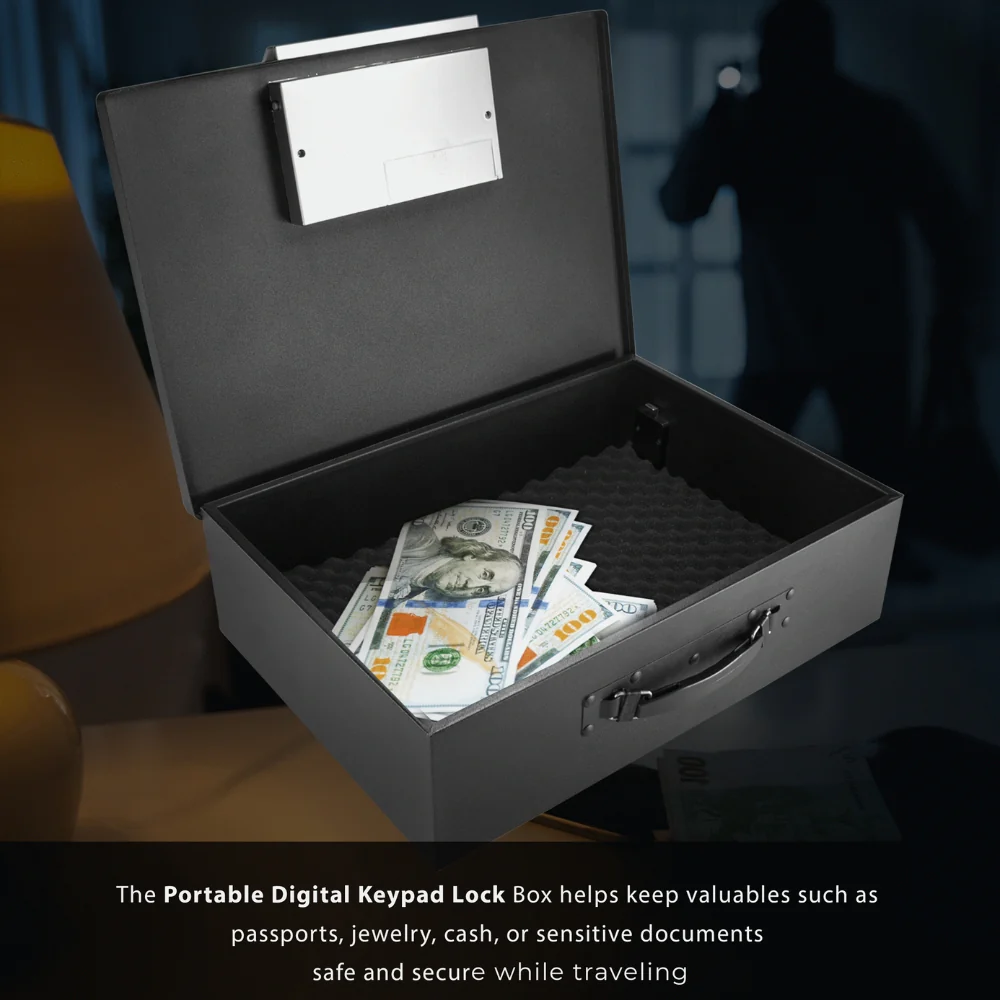 Barska Digital Portable Keypad Safe | BAR-AX11910 - Image 10